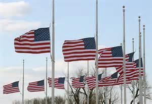 Right Wing Flag Propganda 8: Old Glory at half mast, and Chattanooga, Washington D.C., and New Jersey