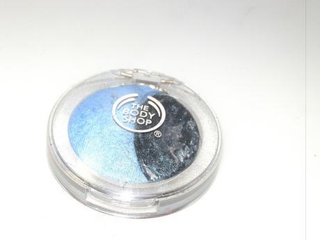 The Body Shop Baked To Last Eye Shadow Sapphire Swatches & Review