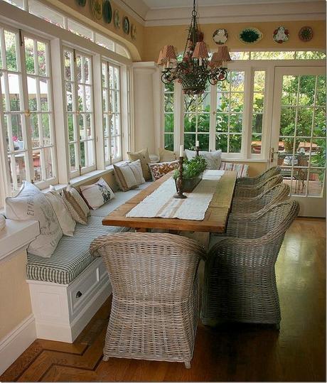 Have You Ever Wanted a Kitchen Booth Eating Nook?  :-)