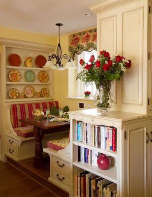 Have You Ever Wanted a Kitchen Booth Eating Nook?  :-)