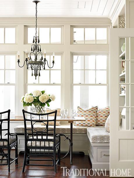 Have You Ever Wanted a Kitchen Booth Eating Nook?  :-)