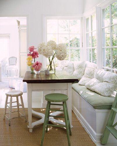 Have You Ever Wanted a Kitchen Booth Eating Nook?  :-)