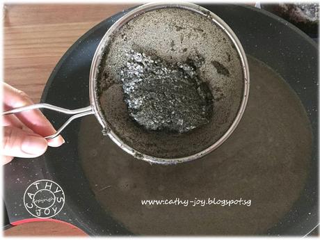 Easy Black Sesame Paste 簡易芝麻糊