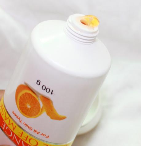 Oxyglow Orange Peel Off Mask review