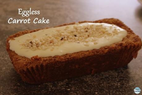 Eggless Carrot Cake