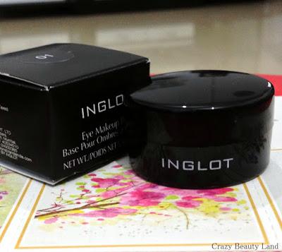 Inglot  Eye Shadow Base 01 review swatches ingredients and where to buy 