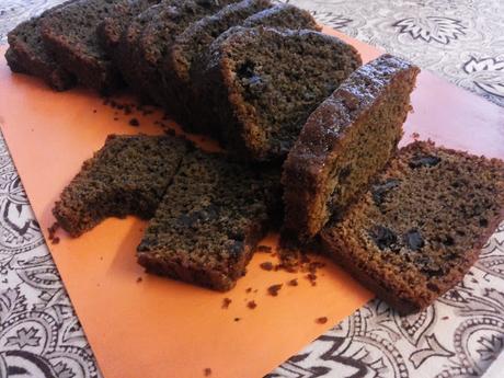 Wholewheat Coffee and Chocolate Chip Cake