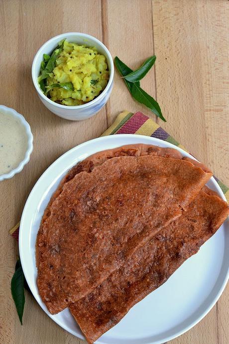 Dosa with Tomato & Oats