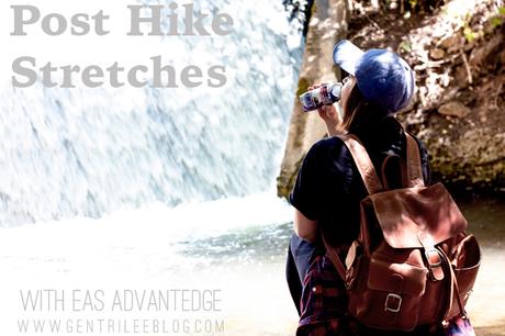 Post Hike Stretches // EAS AdvantEdge