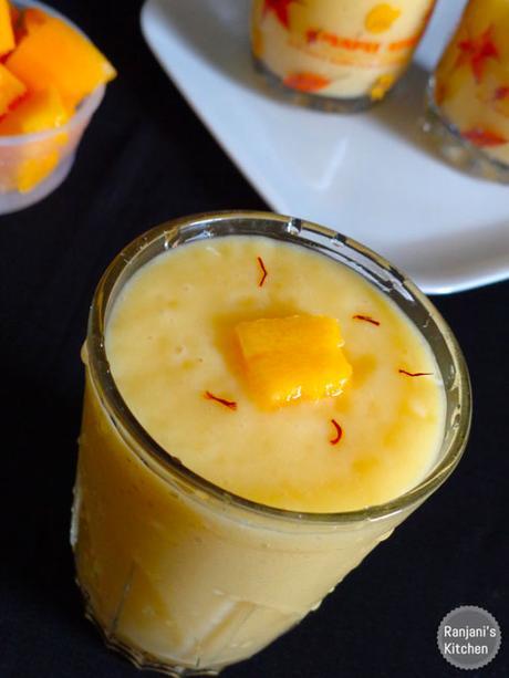 how to make mango milkshake