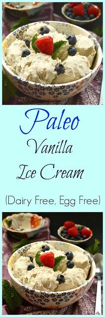 Paleo Vanilla Ice Cream (Paleo, Dairy Free, SCD, Nut Free, GAPS)