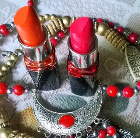 Maybelline Color Show Lipstick in Orange Icon & Cherry Crush Review
