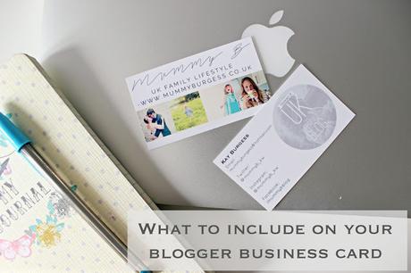 What to include on your blogger business cards | Review