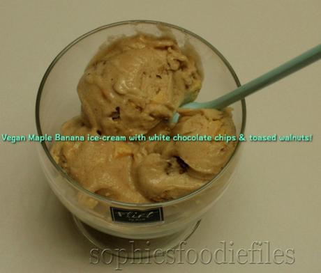 Vegan Gluten-free banana ice-creams with Sophie’s twists!