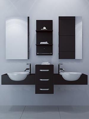 modus double bathroom vanity small bathroom tiny petite modern design jwh living premier collection solid wood