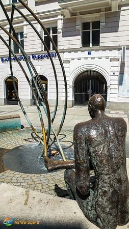 Fountain sculpture in Passau
