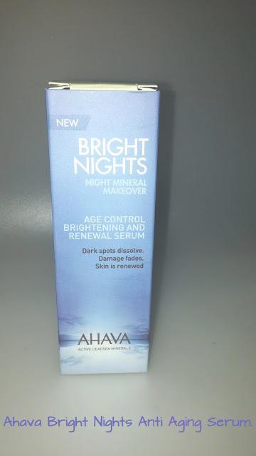 Ahava Bright Nights Anti Aging Serum Review