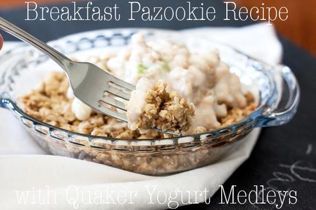 Breakfast Pazookie Recipe // Real Medleys Yogurt Cups