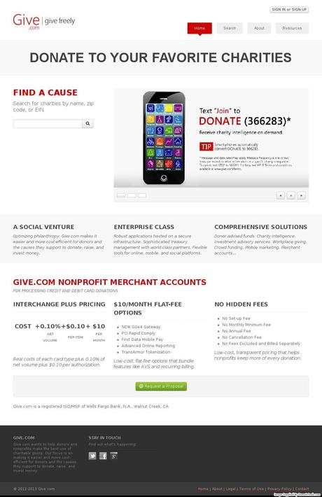 Give.com Sold for $500,000