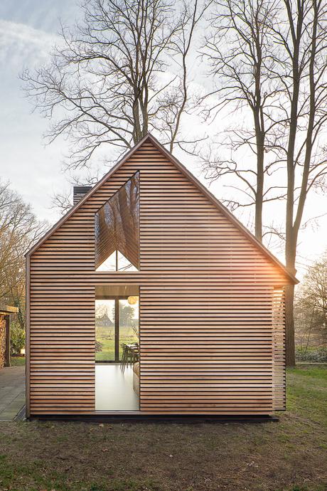 Asymmetrical Handmade Cabin, The Netherlands