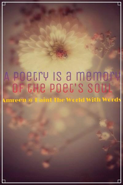 Words & Wisdom- A Poetic Memory!