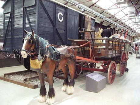 Museum installation of Driving Dray