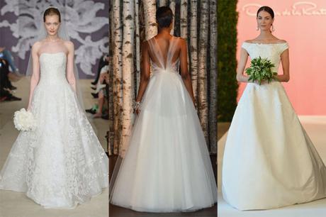 Image of simple wedding dress trend