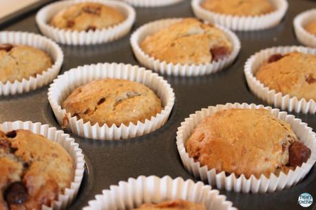 Chunky Monkey Eggless Muffins