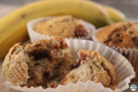 Chunky Monkey Eggless Muffins