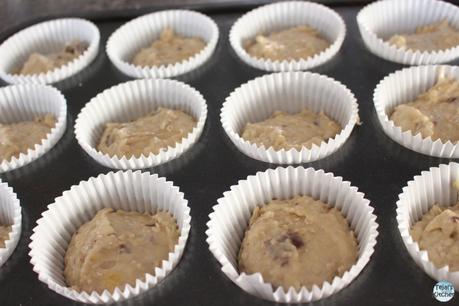 Chunky Monkey Eggless Muffins