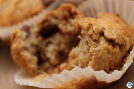 Chunky Monkey Eggless Muffins