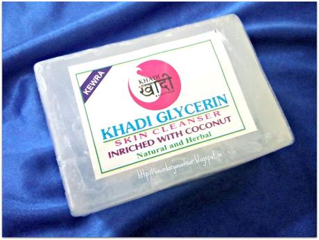 Khadi Sansthan Glycerin Skin Cleanser- kewra: Review