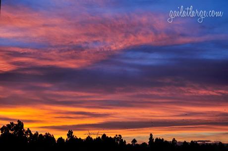 dawn outside my window in Northern Portugal