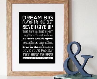 Home Office Decoration Ideas - motivational quotes
