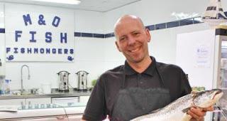 Russell Lambert of M and O Fish, Darwen and Chorley Markets