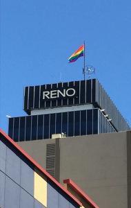 Reno rainbow flag