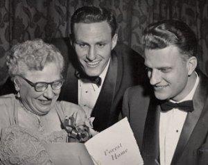 Henrietta Mears with Billy Graham