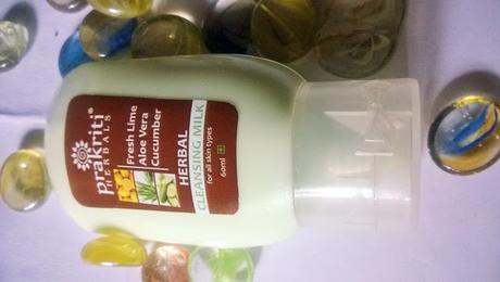 Prakriti Herbals Cleansing Milk Review