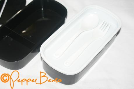 Polar Gear Black Lunch Box Cutlery