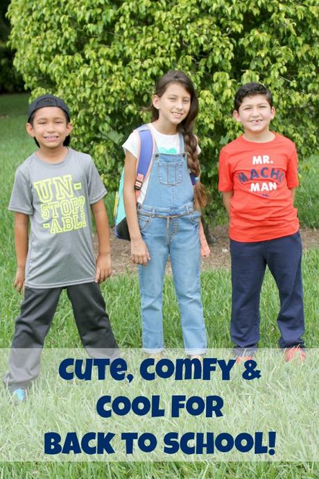 Fun, trendy and comfy clothes for kids for back to school! #8isGreat #IC #ad