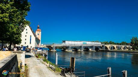 Regensburg's famous stone bridge