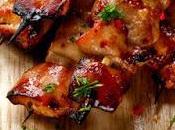 Turkey Kebabs with Cranberry Glaze