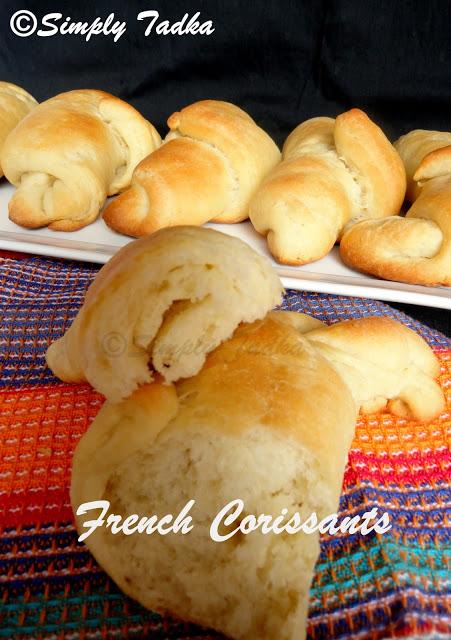 Eggless Croissants