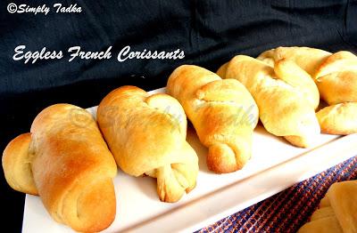 Eggless Croissants