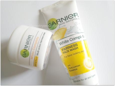 Garnier Skin Naturals White Complete Range Review-Fairness Cream and Face Wash & #7DayGarnierChallenge