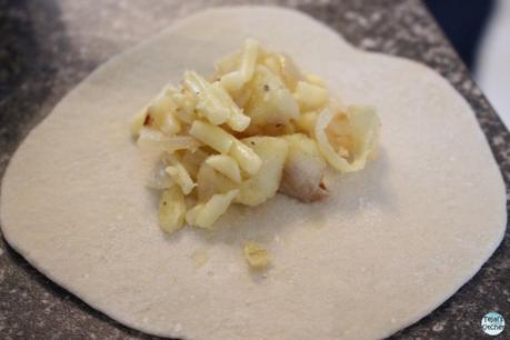 Potato, Onion, Cheese Filled Bread Balls