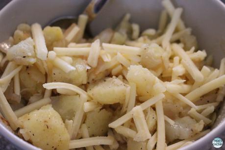 Potato, Onion, Cheese Filled Bread Balls