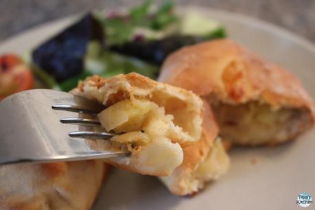 Potato, Onion, Cheese Filled Bread Balls