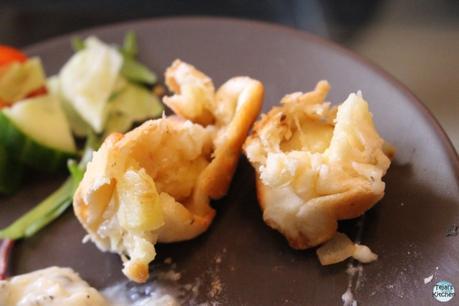 Potato, Onion, Cheese Filled Bread Balls
