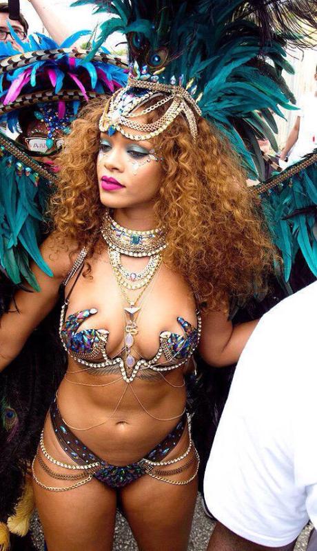 Rihanna Celebrates At The Kadooment Day Parade